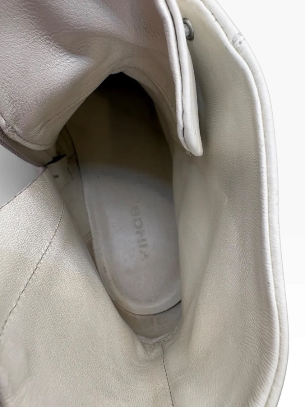 Vince Cooper Ankle Boots in Milk Size 10M EUR 41